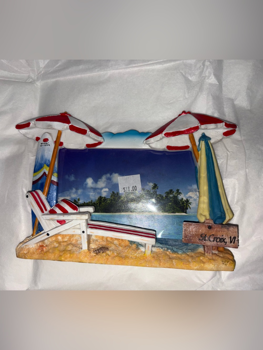 St. Croix picture frame.